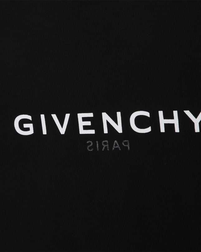 givenchy-h15296-09b-kg-Black Logo T-Shirt