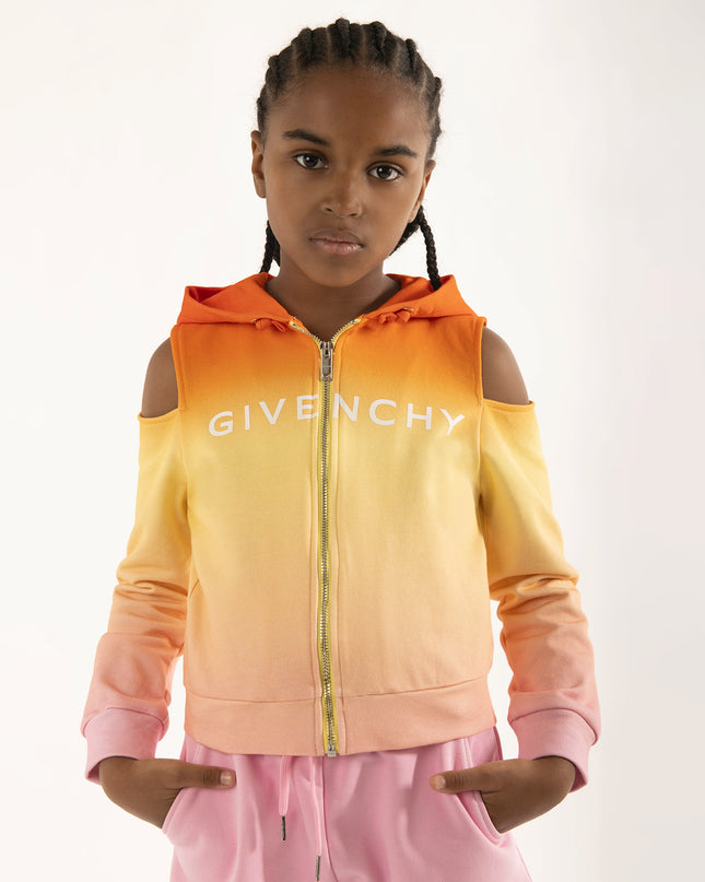 Multicolor Logo Zip Up Sweatshirt