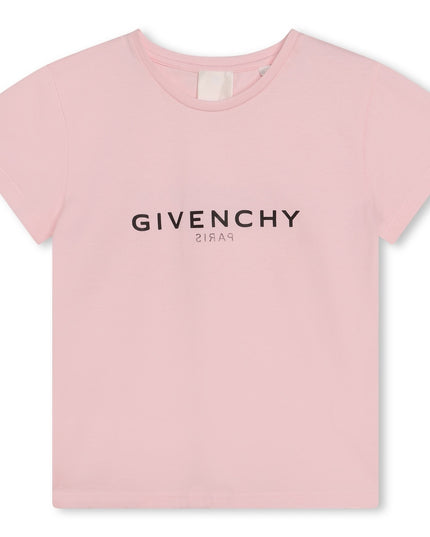 givenchy-h15329-44z-Pink Logo T-Shirt
