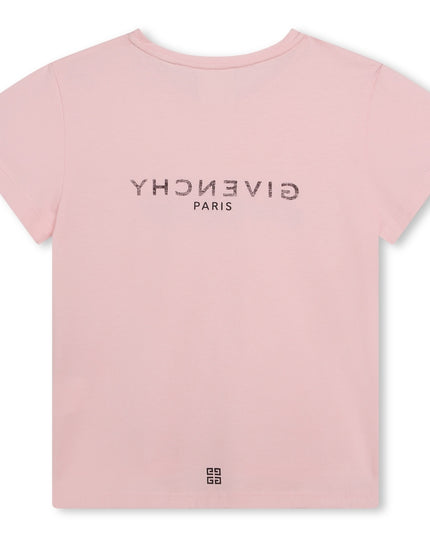 givenchy-h15329-44z-Pink Logo T-Shirt
