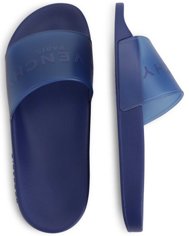 givenchy-h29089-865-kb-Electric Blue Logo Slides
