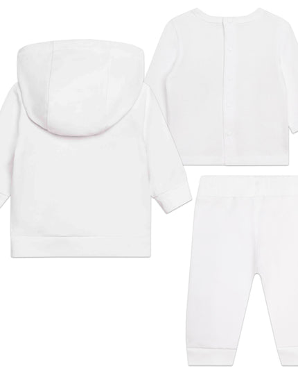 givenchy-h98179-10p-White Logo Outfit Set
