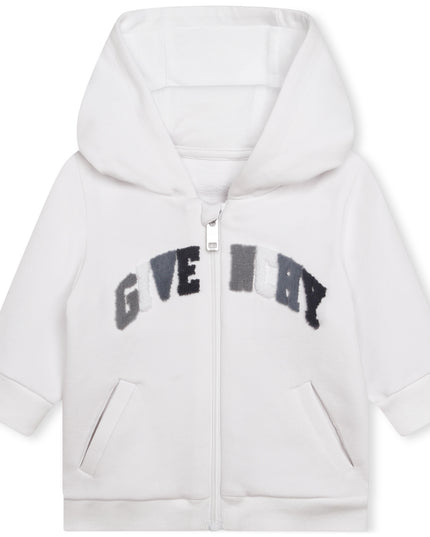 givenchy-h98179-10p-White Logo Outfit Set