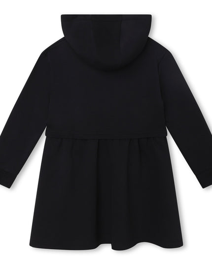 Kids Atelier-Givenchy-Black hooded dress