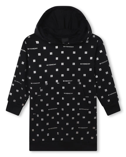 Kids Atelier-Givenchy-Black Hooded Dress