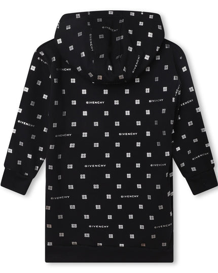 Kids Atelier-Givenchy-Black Hooded Dress