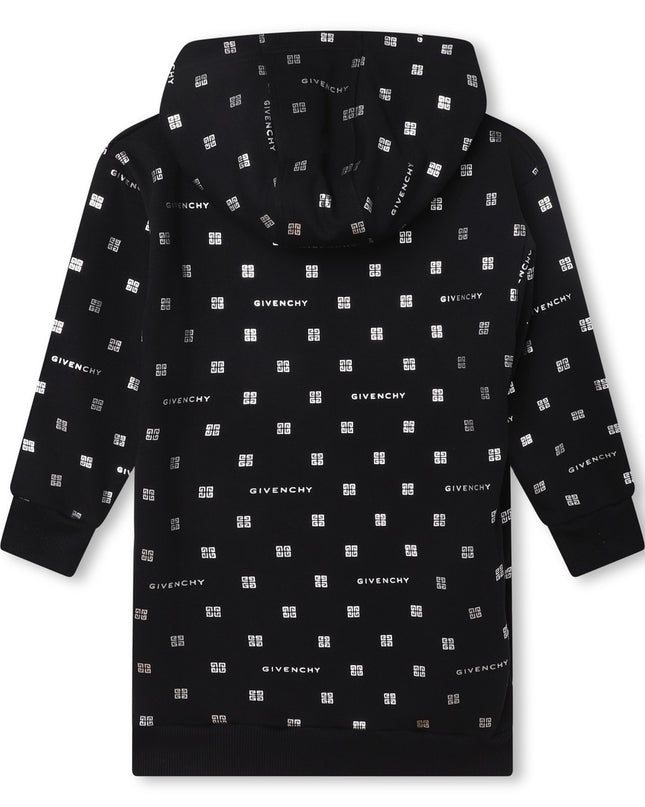 Kids Atelier-Givenchy-Black Hooded Dress