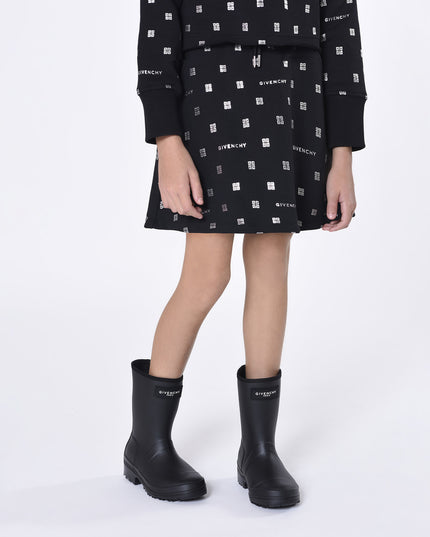 Kids Atelier-Givenchy-Black Hooded Dress