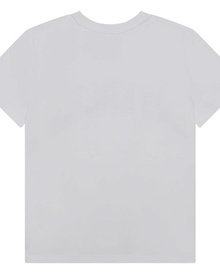 Kids Atelier-Givenchy-White Curved Logo T-Shirt