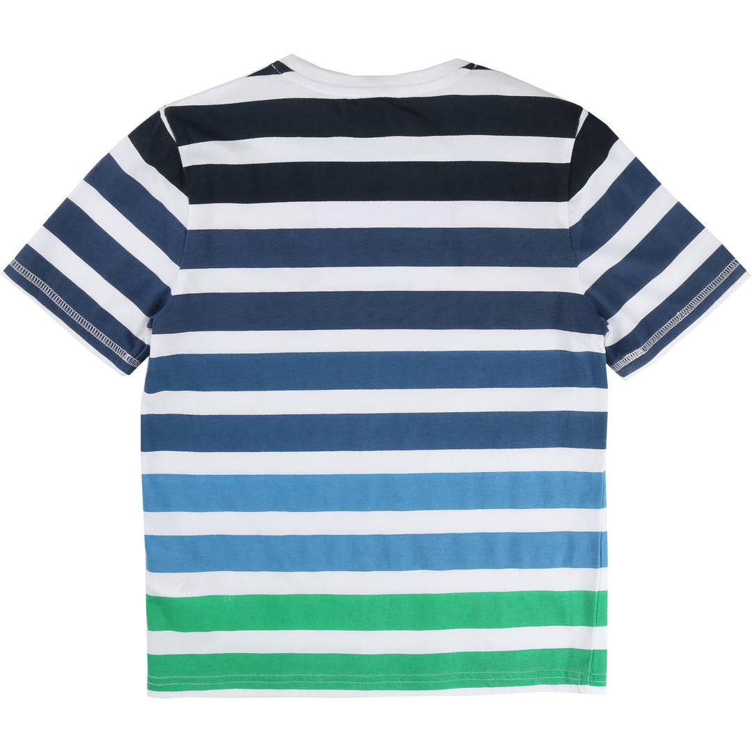 Boss Striped T-Shirt-Shirts-BOSS-kids atelier
