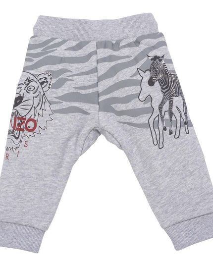 kenzo-Gray Jogging Pants-k04036-a41