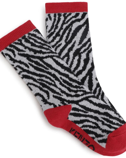 kenzo-Red & Black Socks-k10061-978