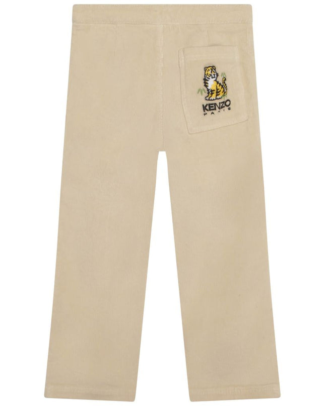 kenzo-Beige Trousers-k14229-242