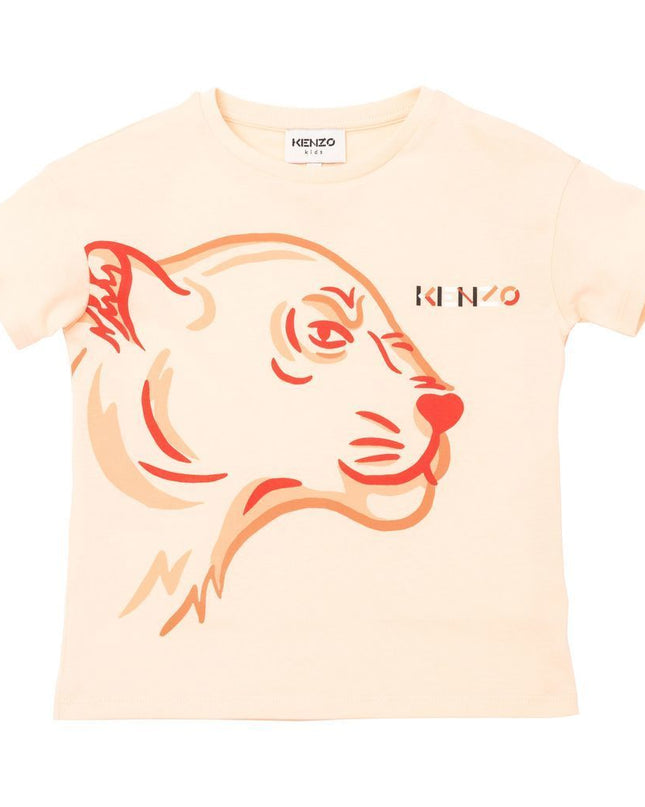 kenzo-Bright Red Tiger T-Shirt-k15483-41a