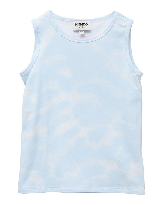 kenzo-White Tiger Print T-Shirt-k15496-152