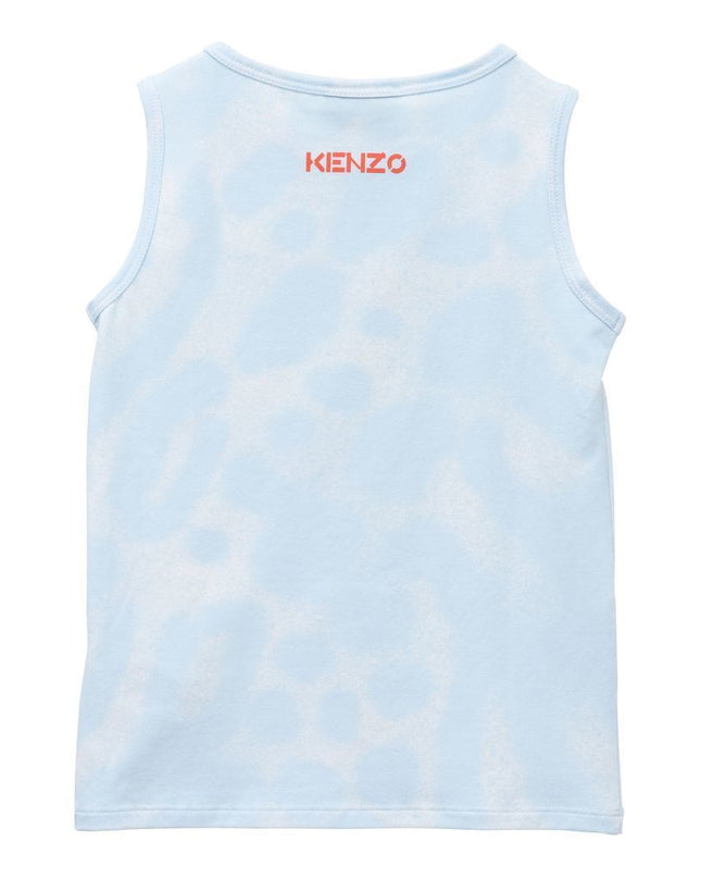 kenzo-White Tiger Print T-Shirt-k15496-152