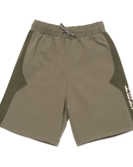 kenzo-Bermuda Green Shorts-k24037-688