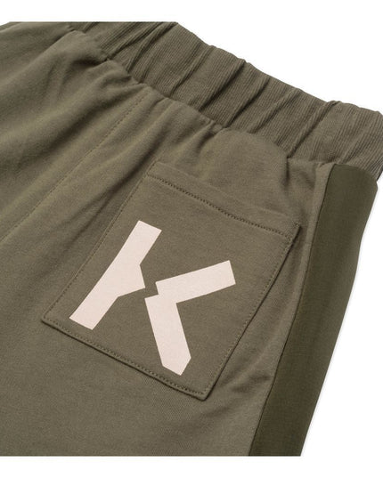 kenzo-Bermuda Green Shorts-k24037-688