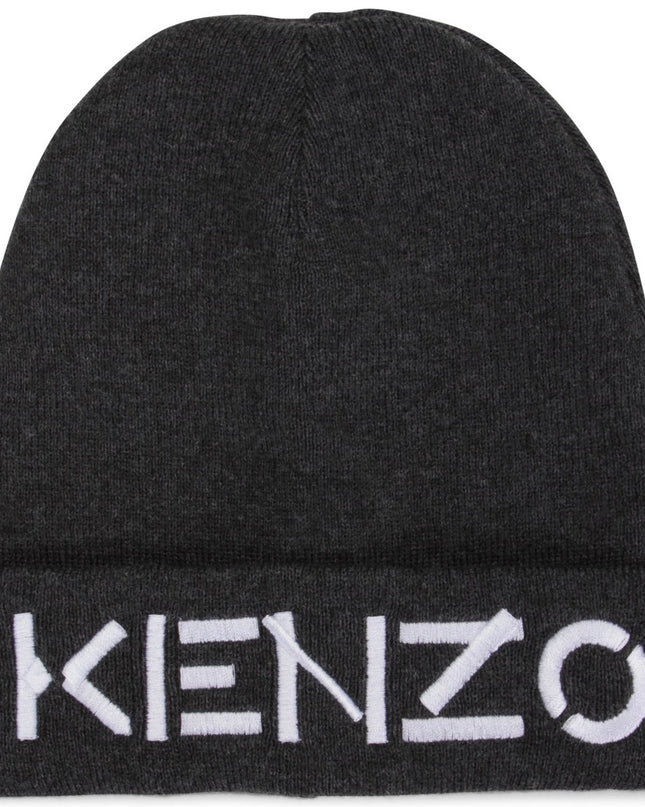 KENZO-DARK GREY-PULL ON HAT-K51018-65