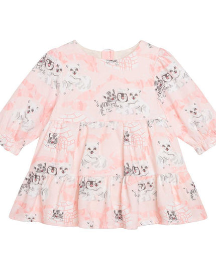 kenzo-Pink Dress & Leggings Set-k98062-44d
