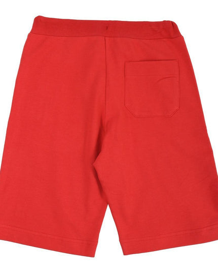 Kids Atelier-lanvin-red-logo-cotton-shorts