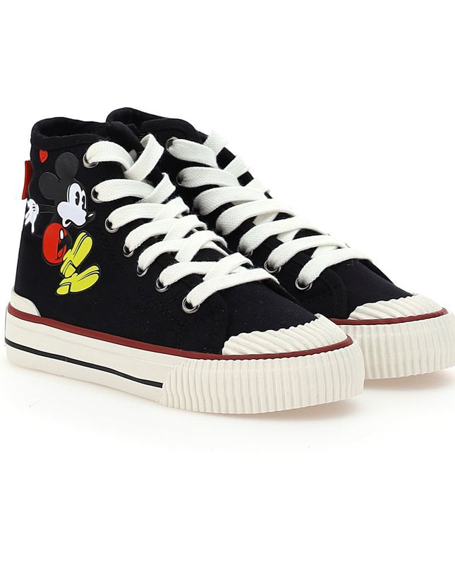 Black Mickey High Top Sneakers