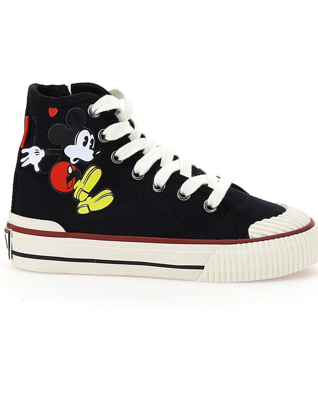 Black Mickey High Top Sneakers