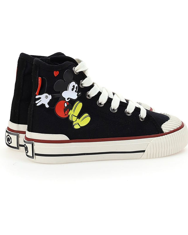 Black Mickey High Top Sneakers