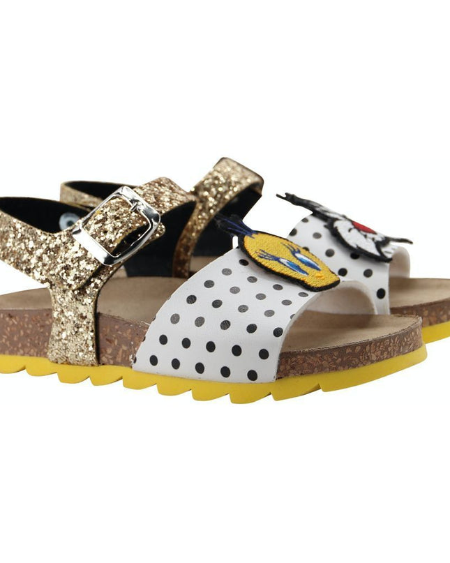 kids-atelier-moa-kid-baby-girl-yellow-looney-tunes-sandals-mltjs23