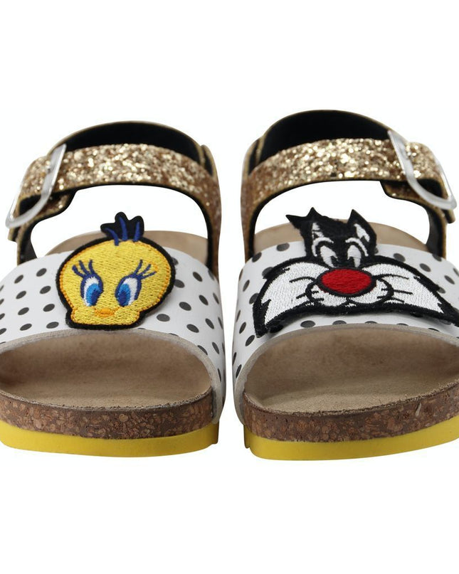 kids-atelier-moa-kid-baby-girl-yellow-looney-tunes-sandals-mltjs23