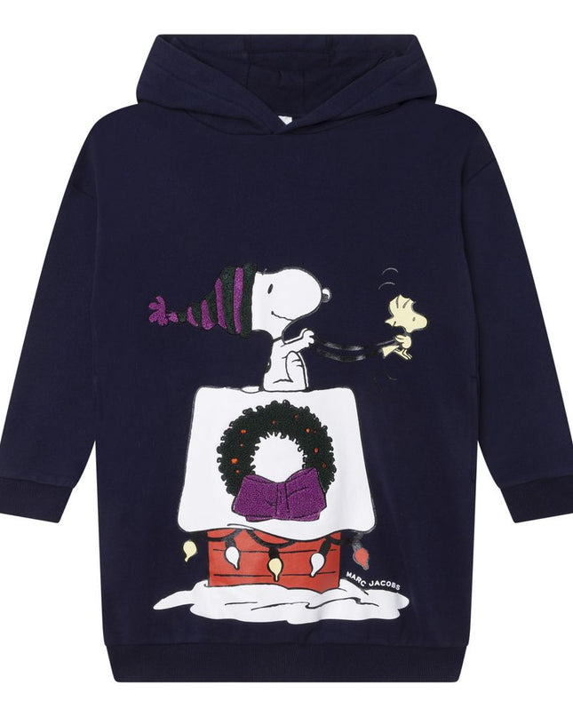 mj-w12416-84e-Navy Hooded Dress