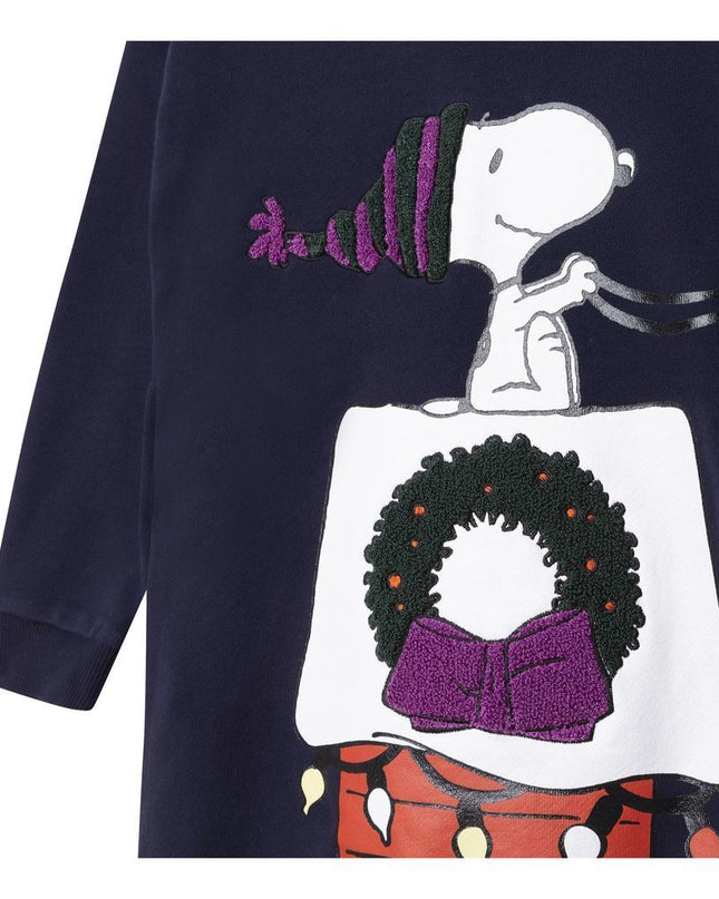 mj-w12416-84e-Navy Hooded Dress