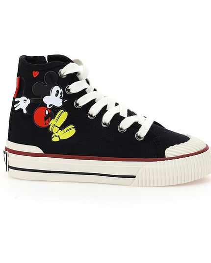 Black Mickey High Top Sneakers