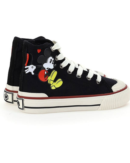 Black Mickey High Top Sneakers