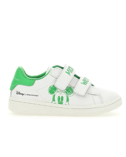 kids-atelier-moa-kid-baby-boy-green-trim-mickey-velcro-sneakers-mdk709