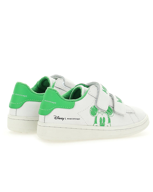 kids-atelier-moa-kid-baby-boy-green-trim-mickey-velcro-sneakers-mdk709