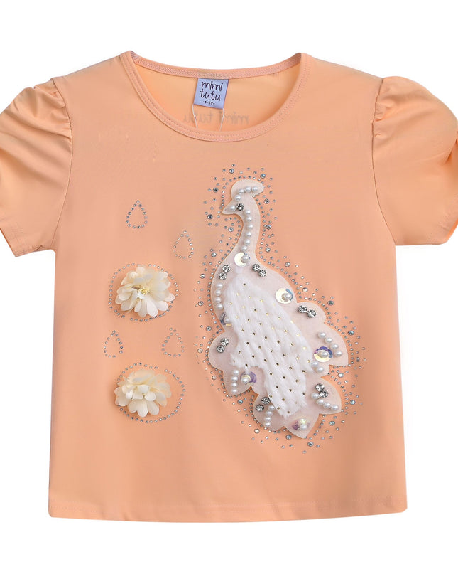 kids-atelier-mimi-tutu-kid-baby-girl-peach-peacock-applique-t-shirt-mt4208-peacock-pink