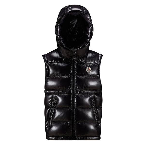 MONCLER モンクレール ×KITH BOX LOGO DOWN VEST Black Logo Vest - kids atelier