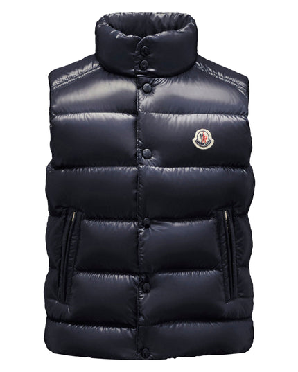 Kids Atelier-Moncler-Navy Blue Tib Down Gilet