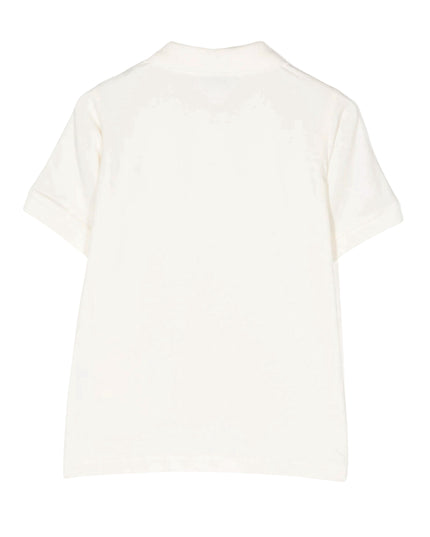 Kids Atelier-Moncler-White Logo Polo