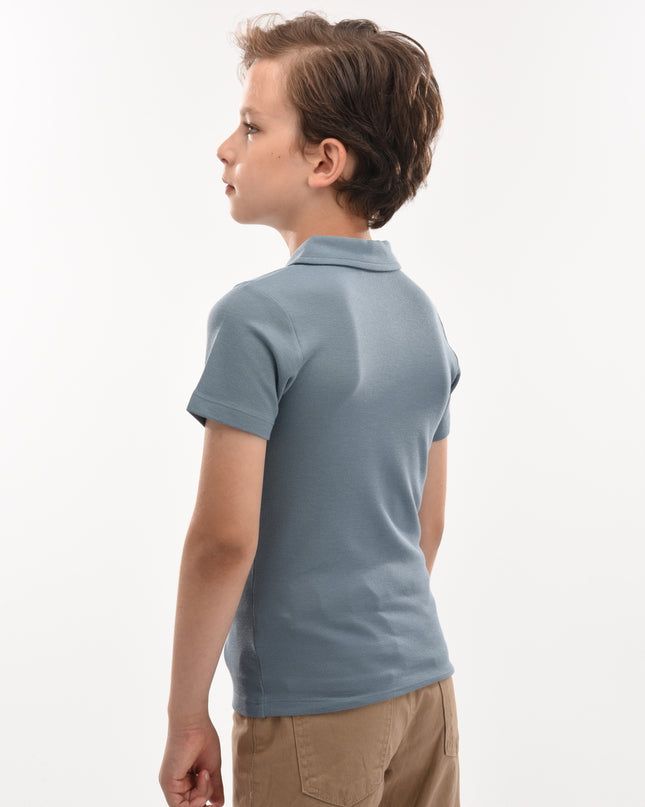 kids-atelier-moustache-boy-baby-kid-blue-solid-logo-polo-320710-blue