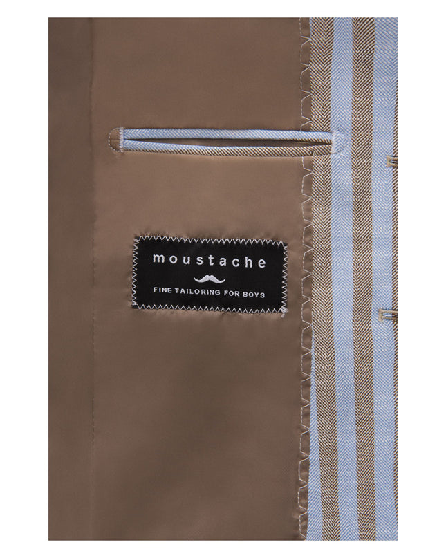 kids-atelier-moustache-kid-boy-baby-beige-striped-peak-lapel-blazer-23m03-beige-blue