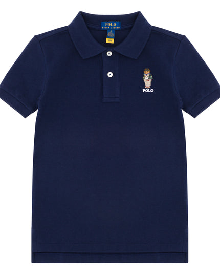 Kids Atelier-Ralph Lauren-Navy Logo Polo