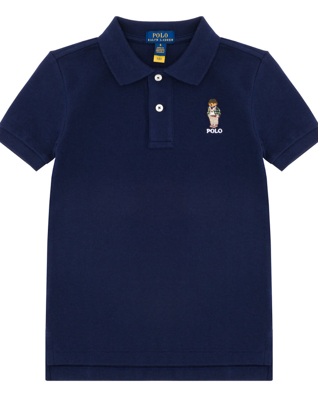 Kids Atelier-Ralph Lauren-Navy Logo Polo