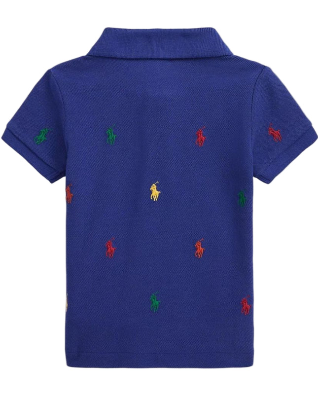 Kids Atelier-Ralph Lauren-Navy Logo Polo