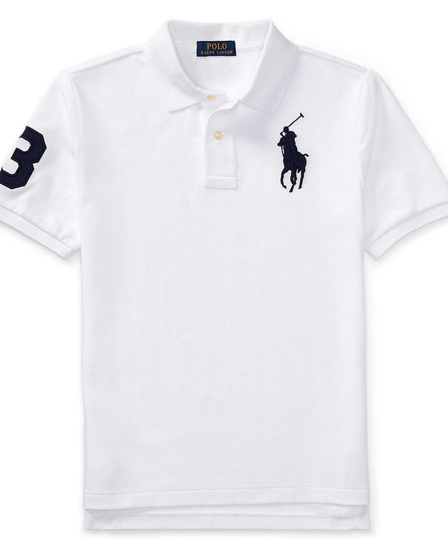 Kids Atelier-Ralph Lauren-White Logo Patch Jr Polo