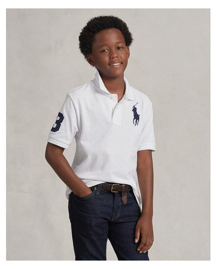 Kids Atelier-Ralph Lauren-White Logo Patch Jr Polo