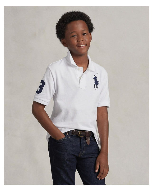 Kids Atelier-Ralph Lauren-White Logo Patch Jr Polo