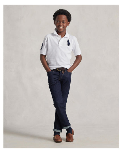 Kids Atelier-Ralph Lauren-White Logo Patch Jr Polo
