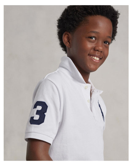 Kids Atelier-Ralph Lauren-White Logo Patch Jr Polo